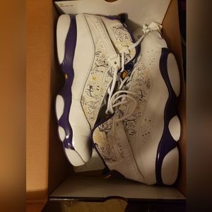 Jordan 6 ring Lakers colorway